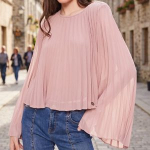 Blusa plisada Denny rose