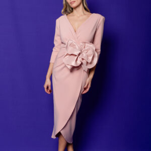 Vestido flor Mirella liso