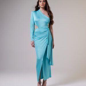 Vestido metalizado Sarah Chole