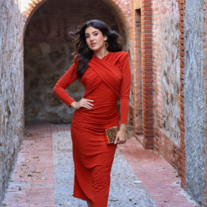 Vestido cruzado Ambar