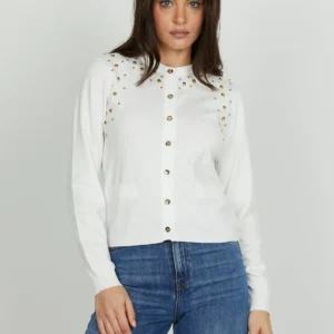 Cardigán tachas doradas Relish