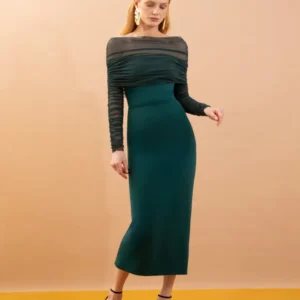 Vestido sobre tul Selena