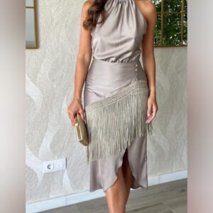 Vestido satinado Marbella