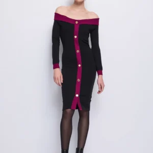 Vestido bicolor denny rose