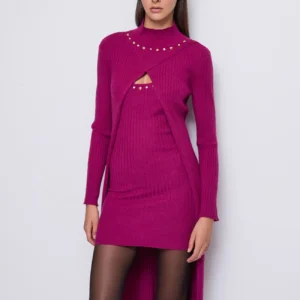 Vestido combi cardigán/vestido denny rose