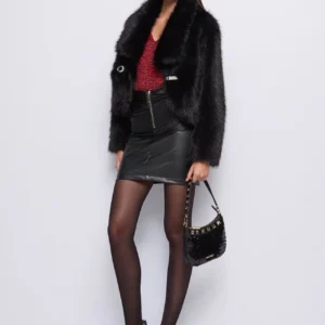 Minifalda eco piel Denny rose