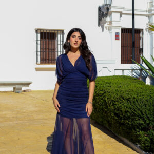 Vestido drapeado Venecia