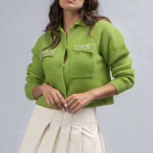 Chaqueta detalles cristales koralline