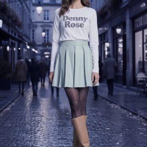 Minifalda plisada Denny rose