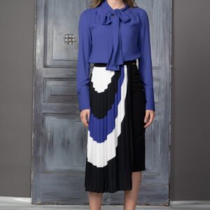 Falda combi plisada/recta Phard