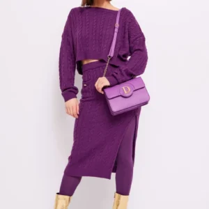 Falda ochos morada denny rose