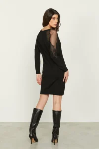 Vestido mangas plumeti Relish