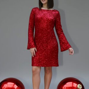 Vestido oversize lazo espalda