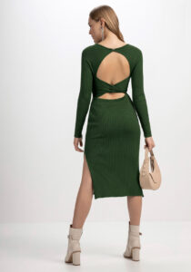 Vestido espalda cruzada lez a lez