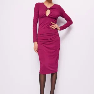 Vestido efecto moña Denny rose