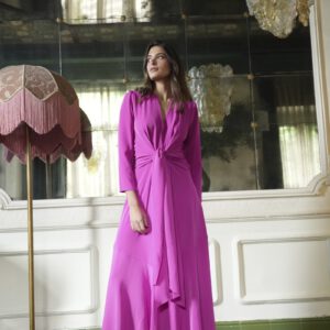 Vestido lazada frontal Atenea