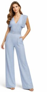 Conjunto chanel Celeste