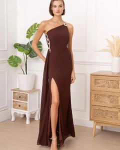 Vestido aros cristal Ava