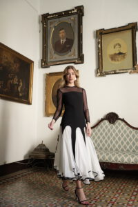 Vestido bicolor Gloria