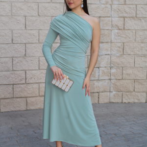 Vestido drapeado vuelo Selena