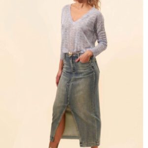 Falda jeans cadena Koralline