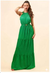 Vestido cinturón moneda koralline