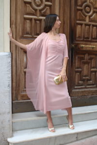 Vestido mangas capa Florencia