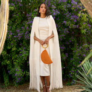 Vestido cardigán flecos Valeria