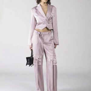Pantalón cargo malva Denny Rose