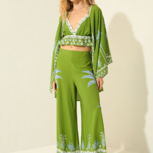 Pantalón palmeras azules lez a lez