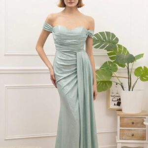 Vestido drapeado lateral Lucy