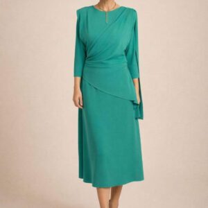 Vestido semi capa Sofia