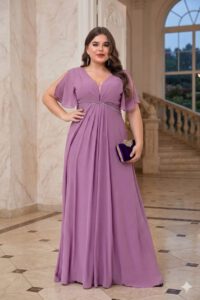 Vestido doble tira cristal Maia