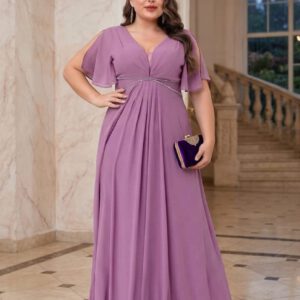Vestido doble tira cristal Maia
