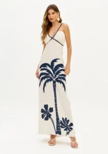 Vestido palmera azul My favorite
