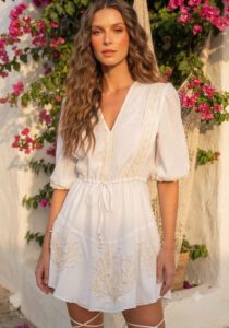 Vestido conchas lez a lez