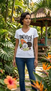 Camiseta tropical Sarah Chole