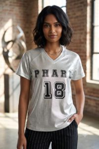 Camiseta metalizada Phard