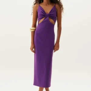 Vestido moña escote lança perfume