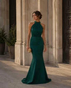 Vestido halter Alhana