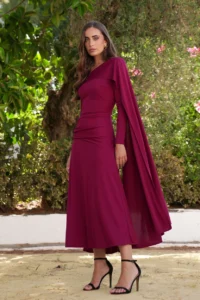Vestido manga gasa Zinaida