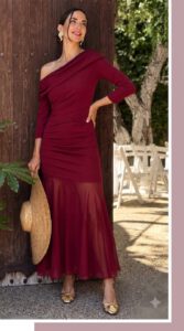 Vestido asimétrico Keyla