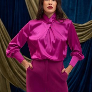 Blusa satinada Koralline