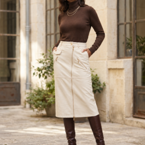 Falda eco piel Koralline