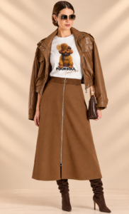 Falda vuelo cremallera Foursoul